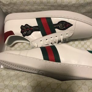 Ace Embroidered Gucci Sneakers